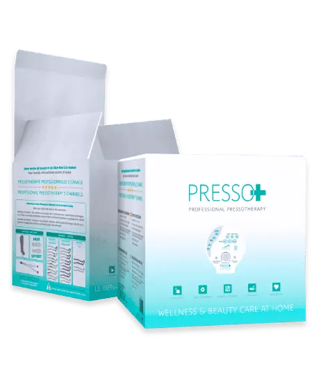 Branding, packaging, impression et site internet de Presso+