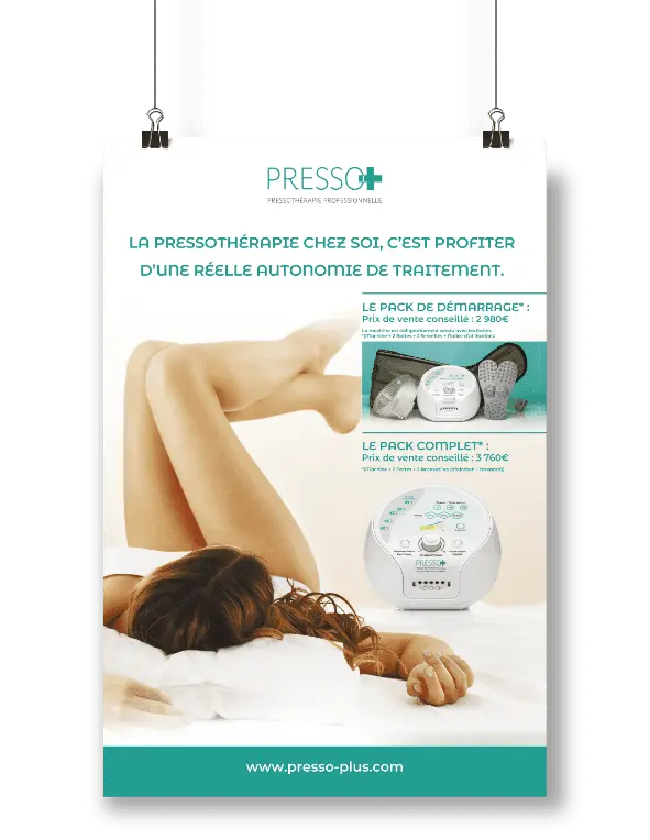 Branding, packaging, impression et site internet de Presso+