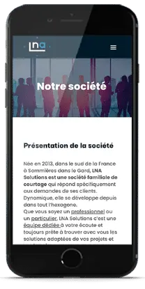 Redesign du site internet de LNA Solutions