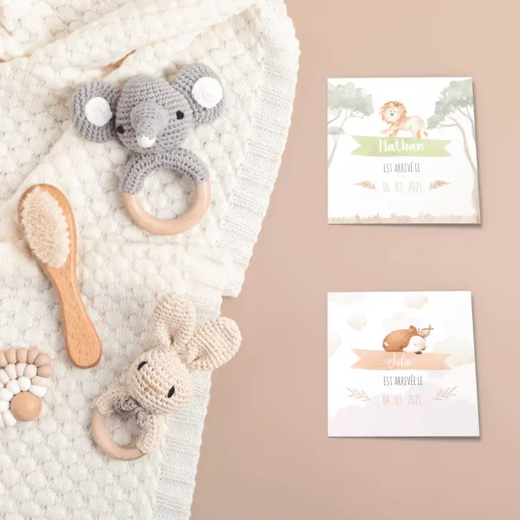Faire-part de naissance et de baptême
