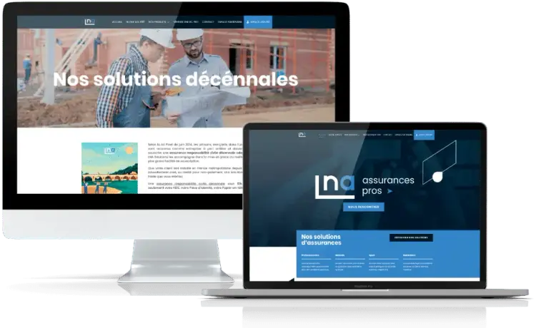 Redesign du site internet de LNA Solutions