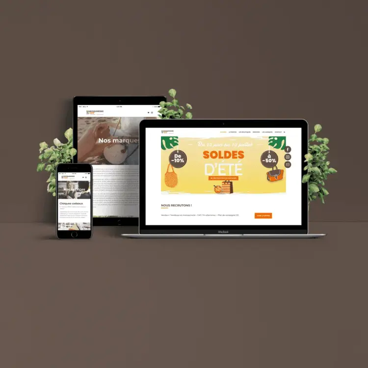 Maroquinerie du Sud : site vitrine, SEO et accompagnement global