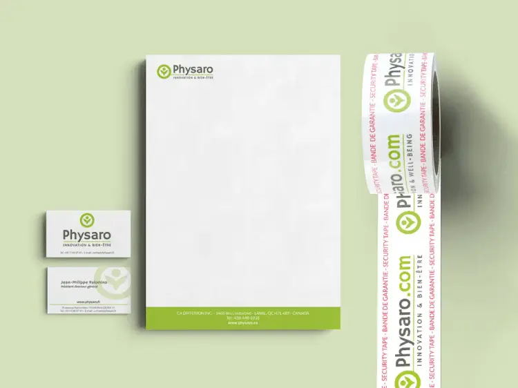 Déclinaison Print et Web pour Physaro