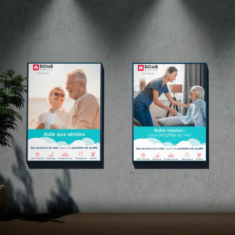 Branding et impression pour Dome Services