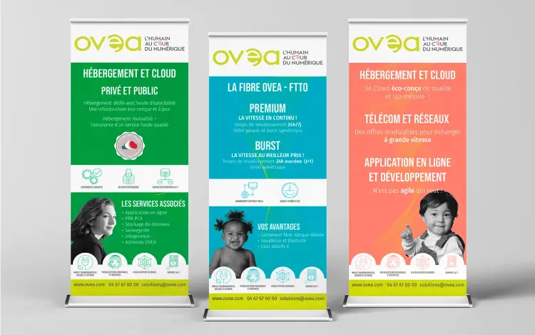 Réalisation de print pour OVEA