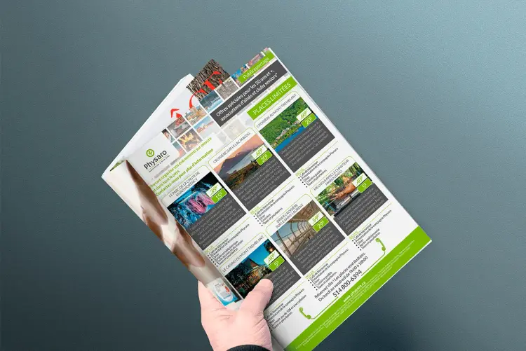Déclinaison Print et Web pour Physaro