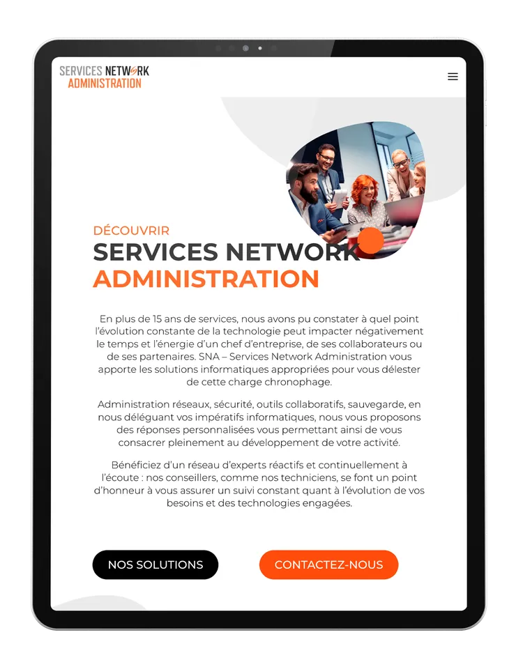 Identité, site internet et supports print pour SNA, visuel 2