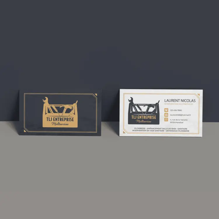Logo et charte graphique minimale pour TLJ Entreprise