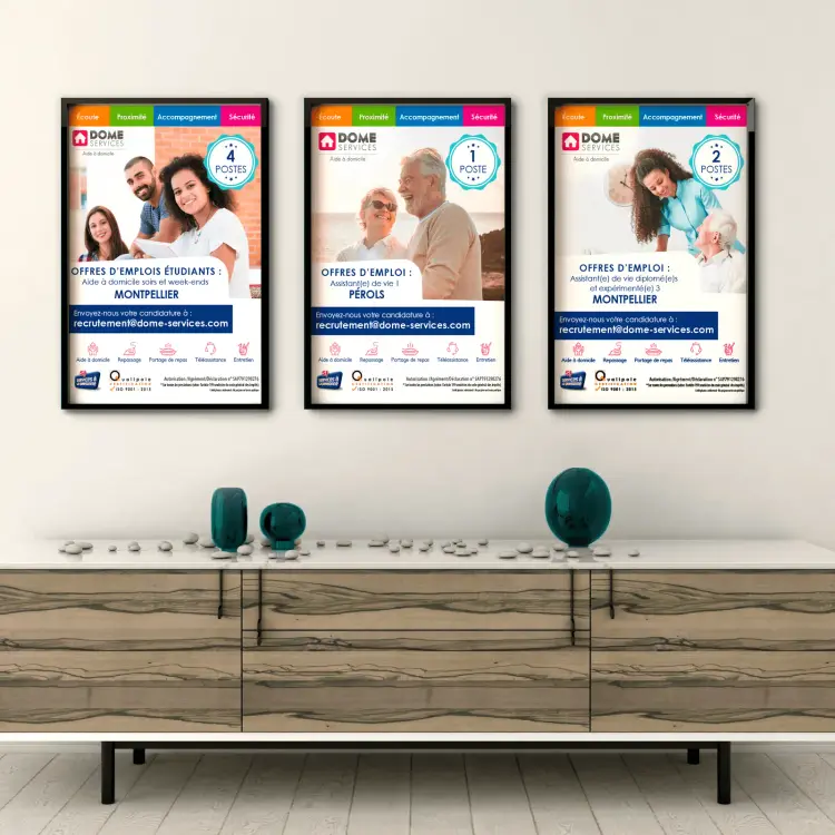 Branding et Impression pour Dome Services