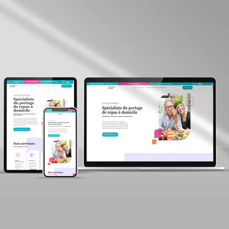 Le P'tit Coup de Pouce : nouveau site vitrine