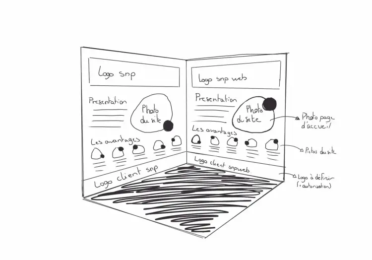 Création Print et Web pour SNPWeb