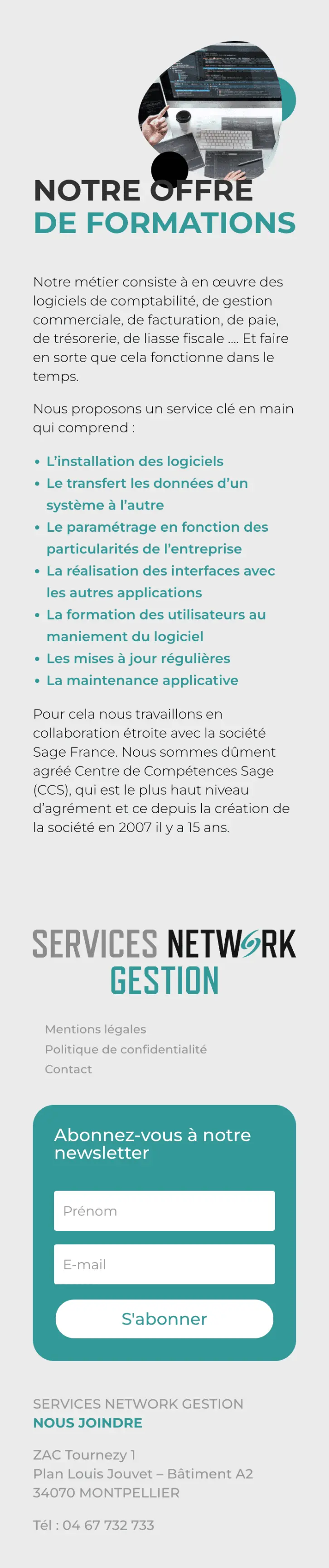 Création Print et Web pour SNG