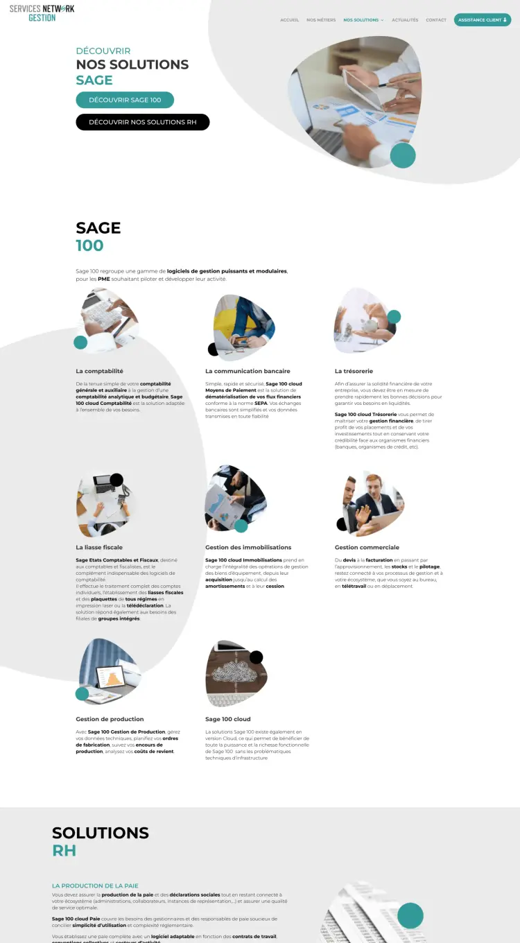 Création Print et Web pour SNG