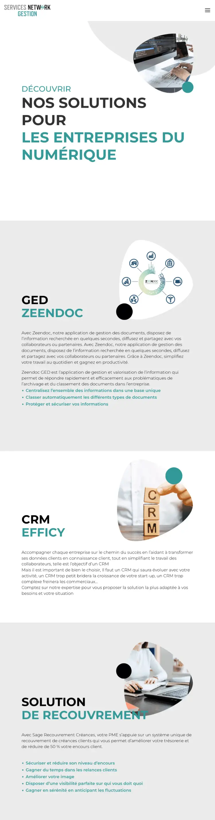 Création Print et Web pour SNG