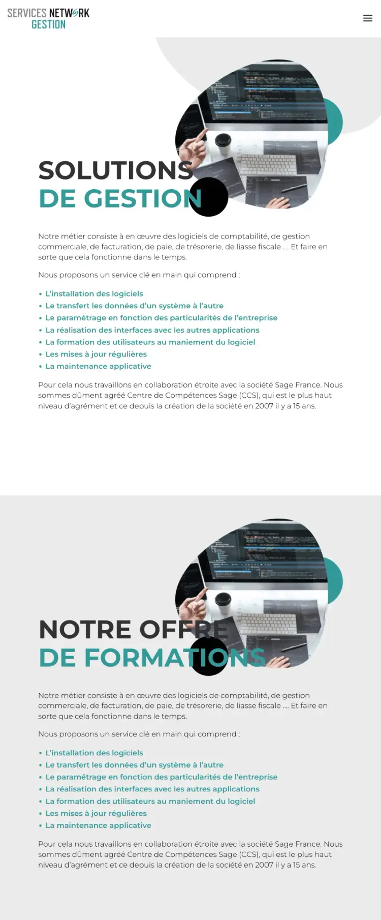 Création Print et Web pour SNG