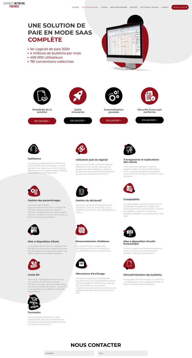 Création Print et Web pour SNPWeb