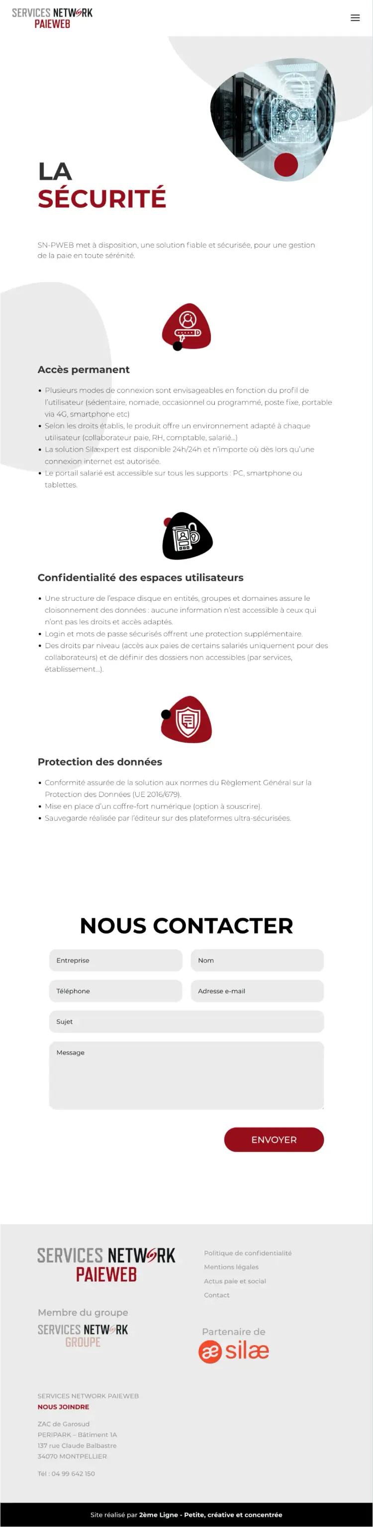Création Print et Web pour SNPWeb