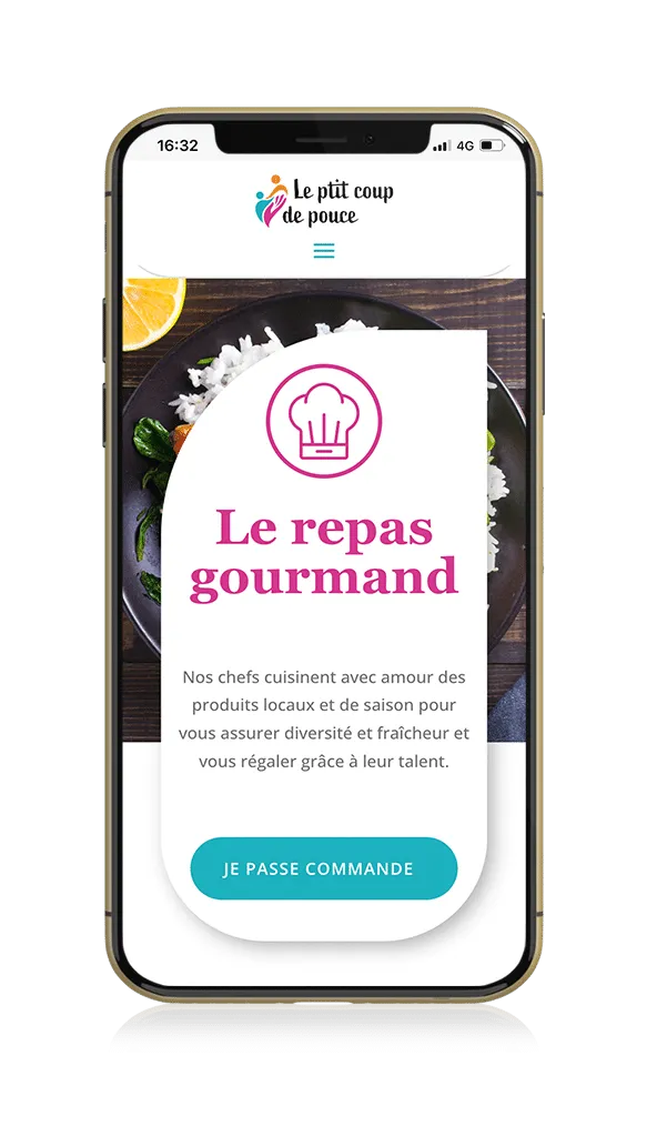 Nouveau site vitrine pour Le P’tit Coup de Pouce, visuel 3