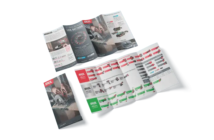 Flyer Multilingue de Présentation des Produits de SKIL