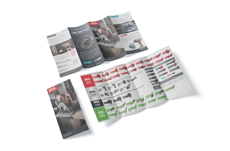 Flyer Multilingue de Présentation des Produits de SKIL