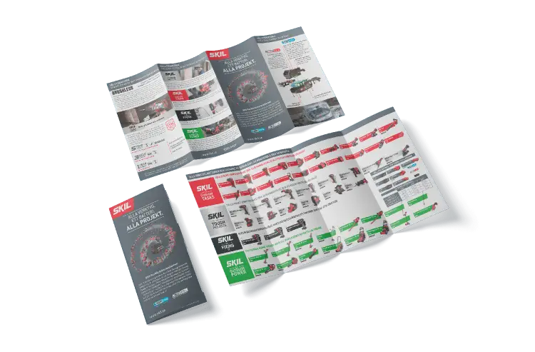 Flyer Multilingue de Présentation des Produits de SKIL